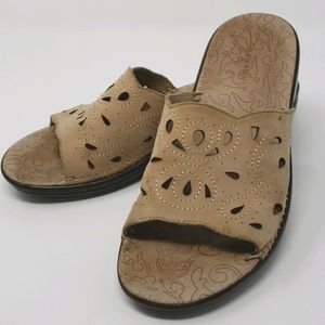 Easy Spirit Dacey's Leather Slip On Sandals 6M